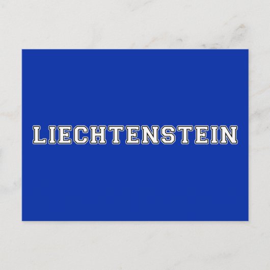Carte Postale Liechtenstein (Devant)