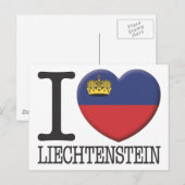 Carte Postale Liechtenstein (Devant / Derrière)