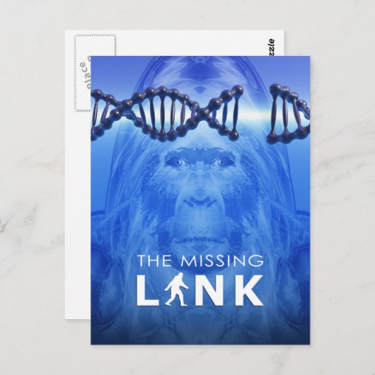 Carte Postale Lien manquant (Devant / Derrière)