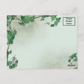 Carte Postale Lierre Triskel de malachite (Dos)