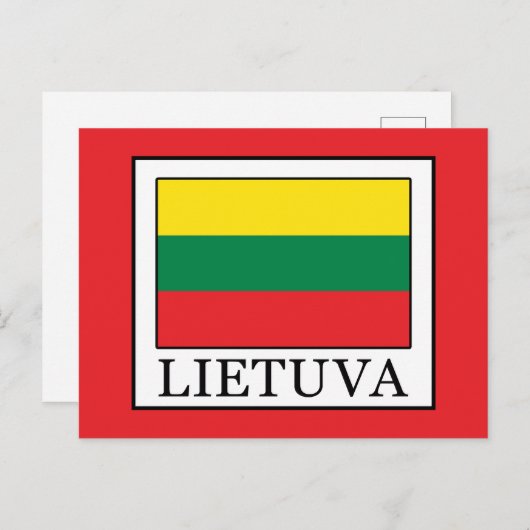 Carte Postale Lietuva (Devant / Derrière)