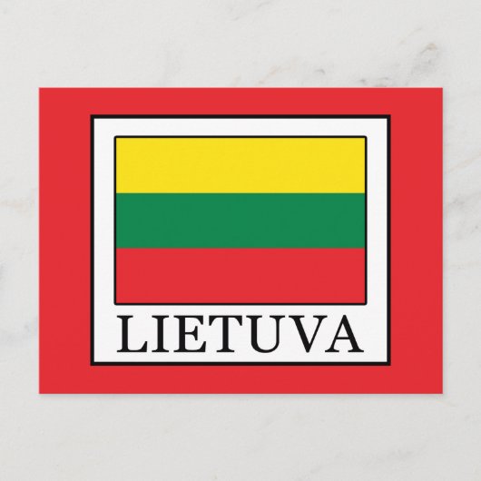 Carte Postale Lietuva (Devant)