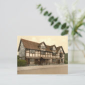 Carte Postale Lieu de naissance de Shakespeare, Stratford-upon-A (Debout devant)