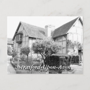 Carte Postale Lieu de naissance de Shakespeare Stratford vintage