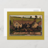 Carte Postale Lieu de naissance de Sir Walter Raleigh, Hayes Bar (Devant / Derrière)