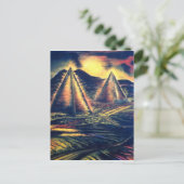 Carte Postale Lieu De Repos, Pyramides (Debout devant)