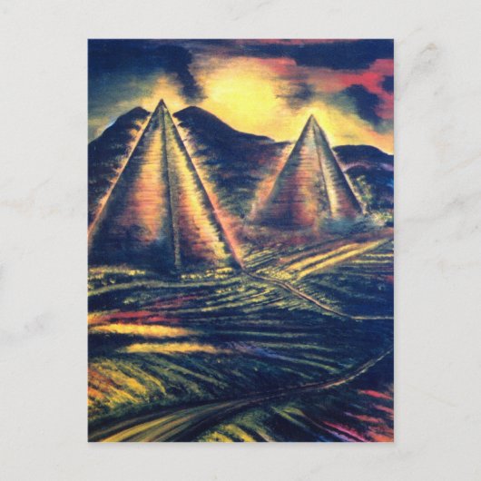 Carte Postale Lieu De Repos, Pyramides (Devant)