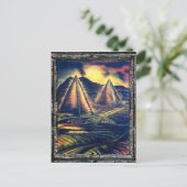 Carte Postale Lieu De Repos, Pyramides (Debout devant)