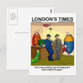 Carte Postale Lieu Est Acheté Funky Police Cadeaux & Tee - shirt (Devant / Derrière)