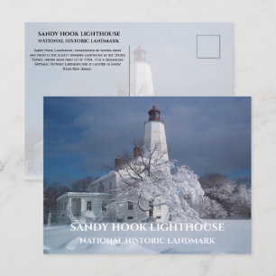 Carte Postale Lieu historique national du phare de Sandy Hook