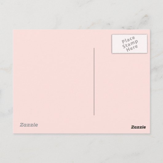 Carte Postale Lieu romantique (Dos)