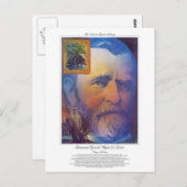 Carte Postale Lieutenant-général Ulysses Grant soldat citoyen (Devant / Derrière)