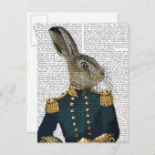 Carte Postale Lieutenant Hare (Devant / Derrière)
