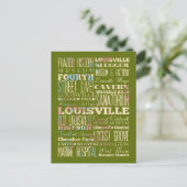 Carte Postale Lieux de Louisville, Kentucky. (Debout devant)
