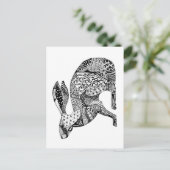 Carte Postale Lièvre accroupi (Debout devant)