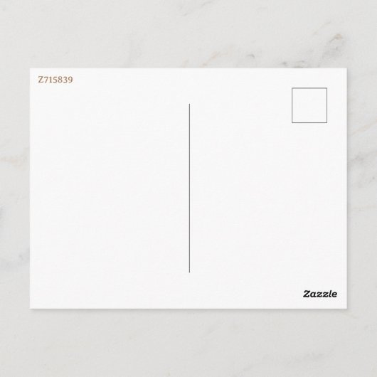 Carte Postale Lièvre arctique, c1841, peinture, John James Audub (Dos)