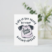 Carte Postale Life is too short to wear boring clothes (Debout devant)