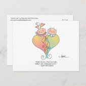 Carte postale LIFE & LOVE par April McCallum (Devant / Derrière)
