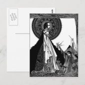 Carte Postale Ligeia d'Edgar Allan Poe (Devant / Derrière)