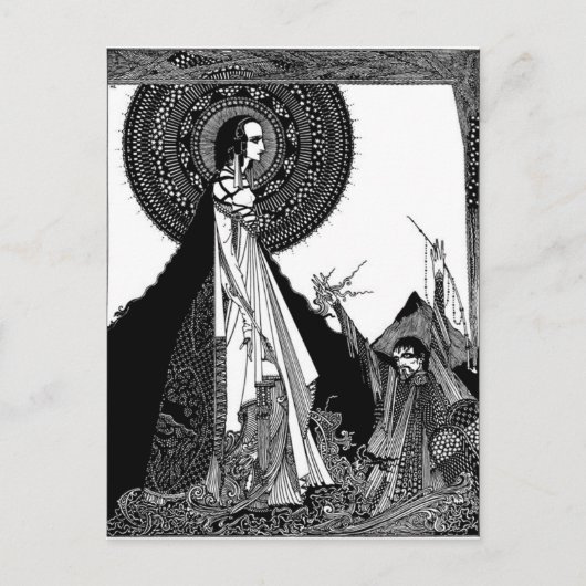 Carte Postale Ligeia d'Edgar Allan Poe (Devant)