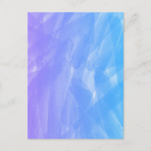 CARTE POSTALE LIGHT BLUE PURPLE CRYSTALS ARRIÈRE - PLANS WALLPAP