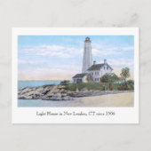 Carte Postale Light House New London CT (Devant)