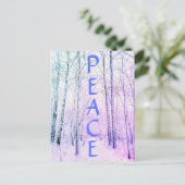 CARTE POSTALE LIGHT WINTER PEACE2 (Debout devant)
