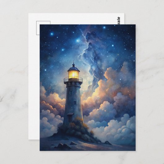 Carte Postale Lighthouse (Devant / Derrière)