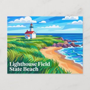 Carte Postale Lighthouse Field State Beach Californie