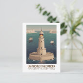 Carte Postale Lighthouse of Alexandria 7 Wonders of the World (Debout devant)