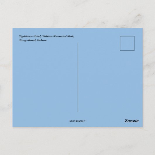 Carte Postale Lighthouse Point Killbear Parc provincial Ontario (Dos)