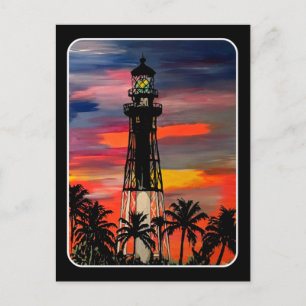 Carte Postale 'Lighthouse Pop ! ' peinture sur