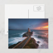 Carte Postale Lighthouse Sunset | Finistère (Devant / Derrière)