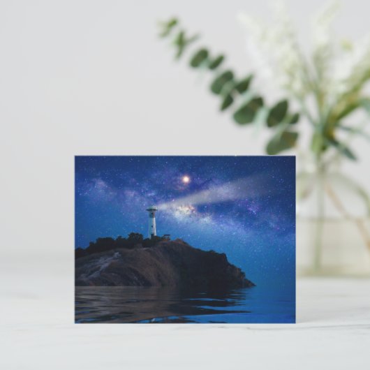 Carte Postale Lighthouses | Starry Night Lighthouse (Debout devant)
