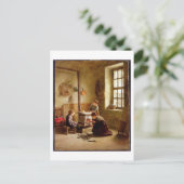 Carte Postale Lighting the Stove, 1886 (Debout devant)