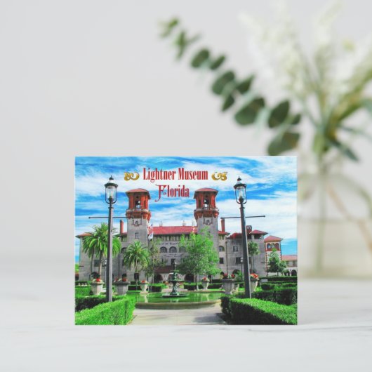 Carte Postale Lightner Museum, St. Augustine, Floride (Debout devant)
