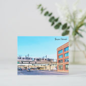Carte Postale LightRail, I-25, Broadway Station, Denver, CO (Debout devant)