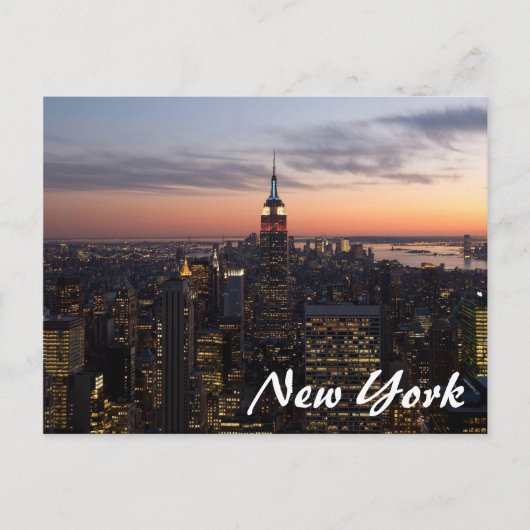 Carte Postale Lights de New York (Devant)