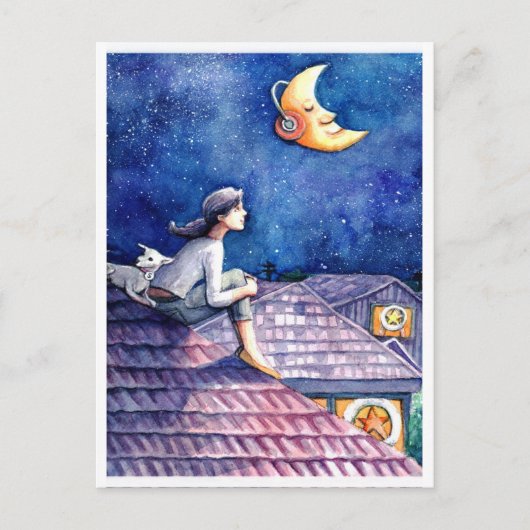 Carte Postale "Lightyears" - inspiré par la chanson Eraserheads (Devant)