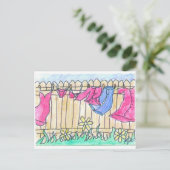 Carte Postale Ligne (Debout devant)