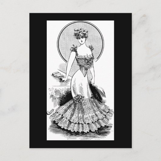 Carte Postale Ligne à la mode 1906 (Devant)