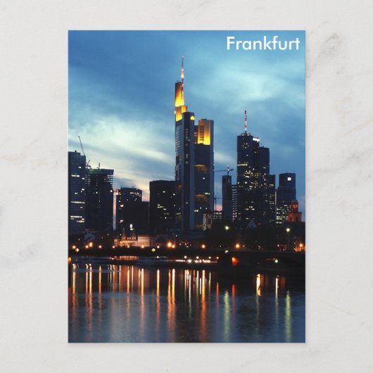 Carte Postale Ligne aérienne de Francfort (Allemagne) (Devant)