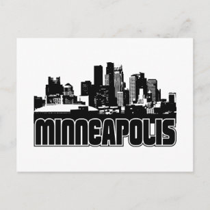 Carte Postale Ligne aérienne de Minneapolis