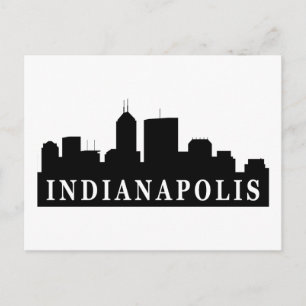 Carte Postale Ligne aérienne d'Indianapolis