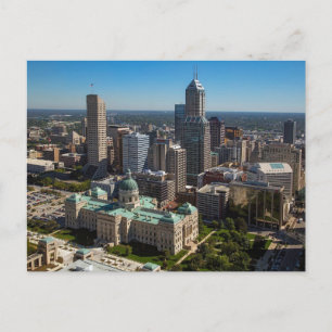 Carte Postale Ligne aérienne d'Indianapolis