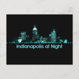 Carte Postale Ligne aérienne d'Indianapolis