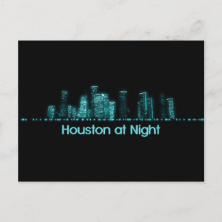 Carte Postale Ligne aérienne Houston