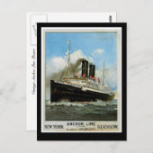 Carte Postale Ligne Ancre (Devant / Derrière)