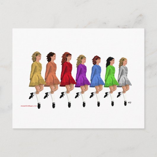 Carte Postale Ligne Arc-en-ciel (Devant)
