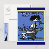 Carte Postale Ligne Claire's Writers & Liars (Devant / Derrière)